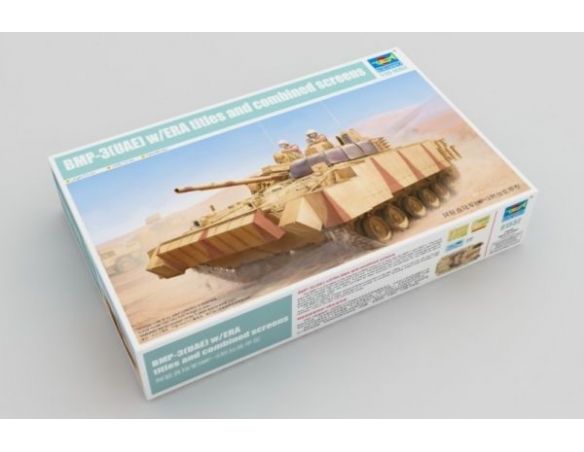 TRUMPETER 01532 BMP-3 UAE WITH ERA TITLES AND COMBINED SCREEN Modellino