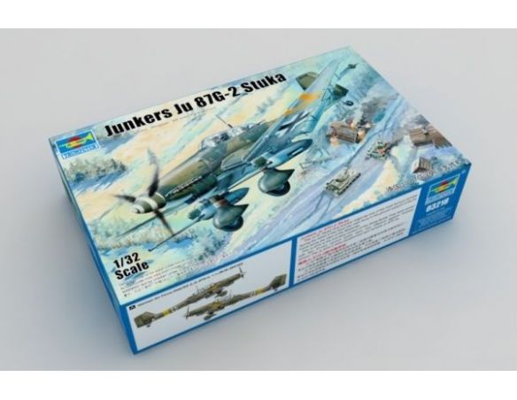 TRUMPETER 03218 JUNKERS JU-87G-2 STUKA Modellino