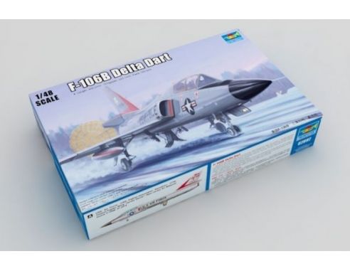 TRUMPETER 02892 US F-106B DELTA DART Modellino