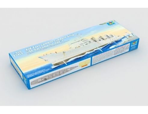TRUMPETER 05785 USS SACRAMENTO AOE FAST COMBAT SUPPORT SHIP Modellino