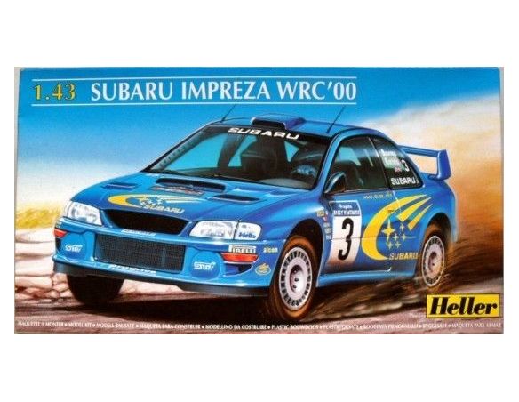 Heller HL80194 SUBARU IMPREZA WRC'00 KIT AUTO 1/43 Modellino