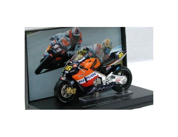 IXO MODEL REPSOL HONDA TEAM 2002 VALENTINO ROSSI 1/24 Modellino