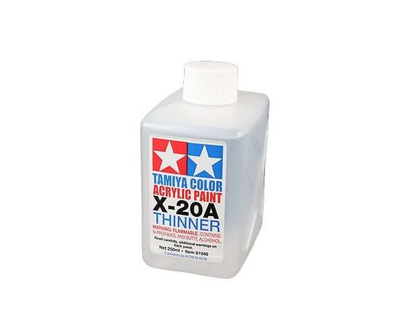TAMIYA COLOR ACRYLIC PAINT X-20 A THINNER Modellino