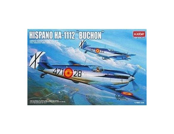 ACADEMY 12203 HISPANO HA-1112 "BUCHON" 1:48 Modellino