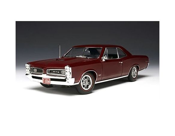 Highway 61 HGW50777 PONTIAC GTO 1966 BURGUNDY 1:18 Modellino