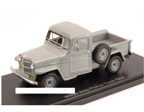 Neo Scale Models NEO44643 JEEP WILLYS PICKUP TRUCK 1954 GREY 1:43 Modellino