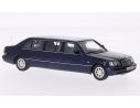 Neo Scale Models NEO45360 MERCEDES S600L PULLMAN (W140) STREET LIMOUSINE 1993 METALLIC BLUE 1:43 Modellino
