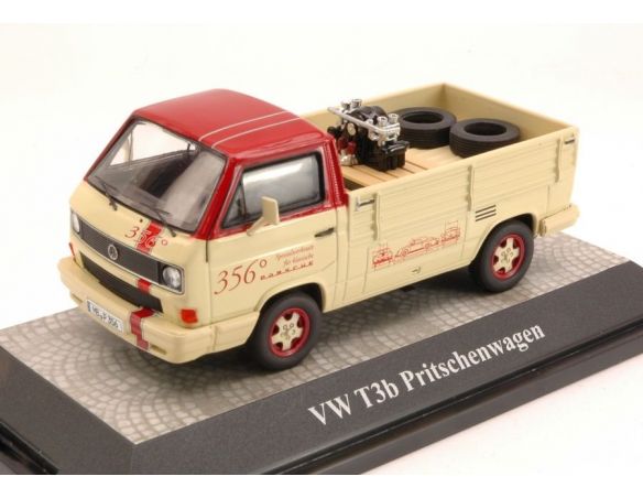 Premium Classixx PREM13105 VW T3b PRITSCHENWAGEN PORSCHE-MOTOR 356 1:43 Modellino