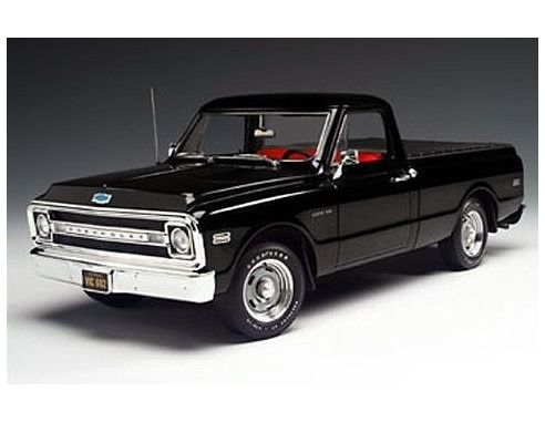 Highway 61 50813 CHEVY C10 PICK-UP BLACK 1969 1/18 Modellino
