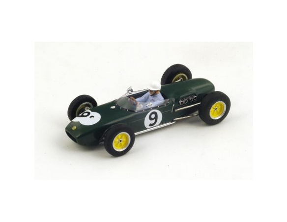 Spark Model S1825 LOTUS 18 J.SURTEES 1960 N.9 2nd BRITISH GP 1:43 Modellino