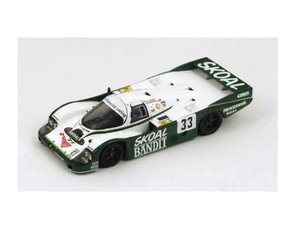 Spark Model S4172 PORSCHE 956 N.33 3rd LM 1984 HOBBS-STREIFF-S.VAN DER MERWE 1:43 Modellino