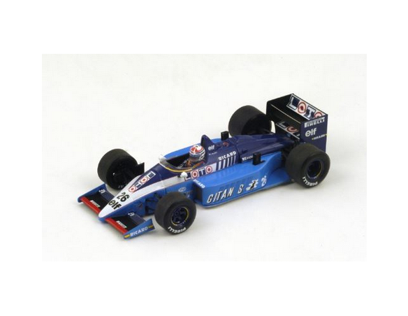 Spark Model S4266 LIGIER JS27 P.ALLIOT 1986 N.28 6th MEXICAN GP 1:43 Modellino