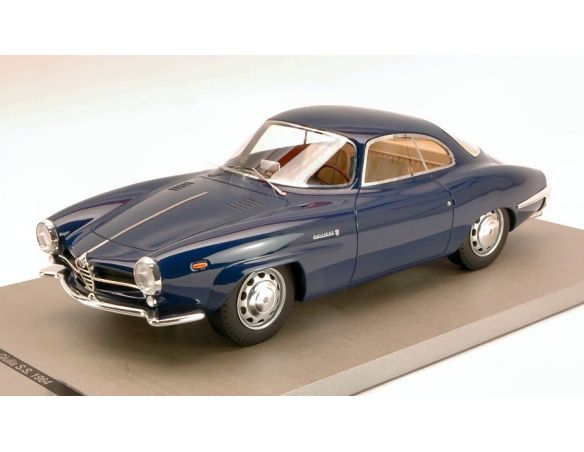 Tecnomodel TMD1812C ALFA ROMEO GIULIA SS 1600 STREET 1963 BLUE LIM.PCS 80 1:18 Modellino