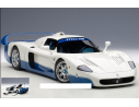 Auto Art / Gateway AA75801 MASERATI MC12 ROAD CAR 2005 BIANCO PERLA/BLUE 1:18 Modellino