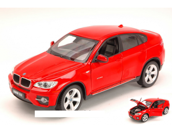 RASTAR RAT41500R BMW X6 2010 RED 1:24 Modellino