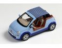 Protar PR0255 FIAT 500 TENDER TWO CASTAGNA MILANO 2008 LIGHT BLUE 1:43 Modellino