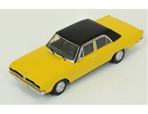 PremiumX PRD395 DODGE DART GRAN SEDAN 1976 YELLOW/BLACK 1:43 Modellino