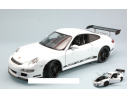 Welly WE8015W PORSCHE 911 GT3 RS 2007 WHITE WITH BLACK STRIPS 1:18 Modellino