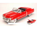 Welly WE2414 CADILLAC ELDORADO CONVERTIBLE 1953 RED 1:24 Modellino