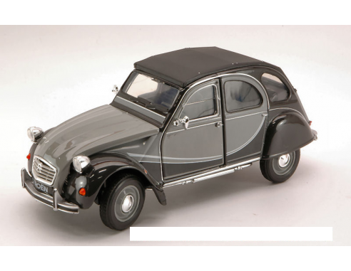 Welly WE24009 CITROEN 2 CV CHARLESTON 1980 GREY/BLACK 1:24 Modellino