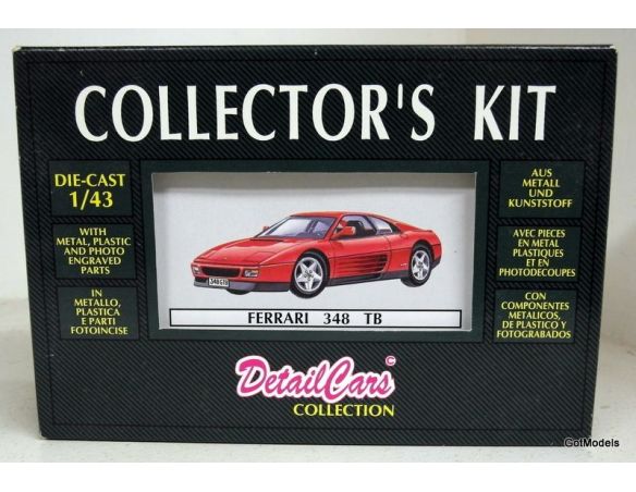 DetailCars collection 8002 Ferrari 348 TB 1/43 KIT Modellino Scatola rovinata