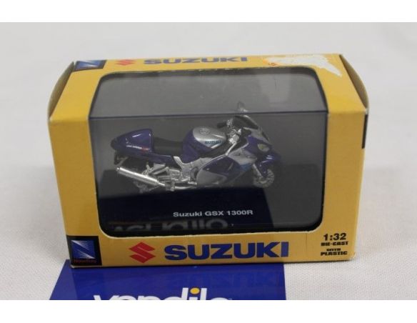 New Ray NY06027 Suzuki GSX 1300R 1:32 Moto Modellino Scatola rovinata