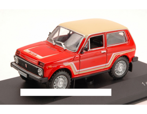 White Box WB075 LADA NIVA CALIFORNIA 1981 RED/BEIGE 1:43 Modellino