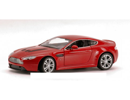 Welly WE4129 ASTON MARTIN V12 VANTAGE 2010 RED 1:24 Modellino