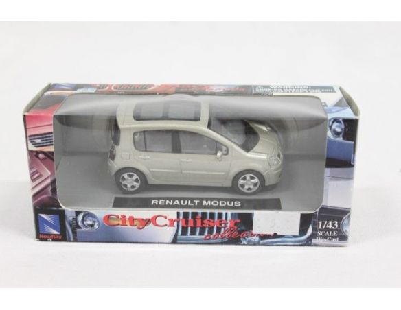 New Ray NY19113 RENAULT MODUS Grey 1/43 Auto Modellino
