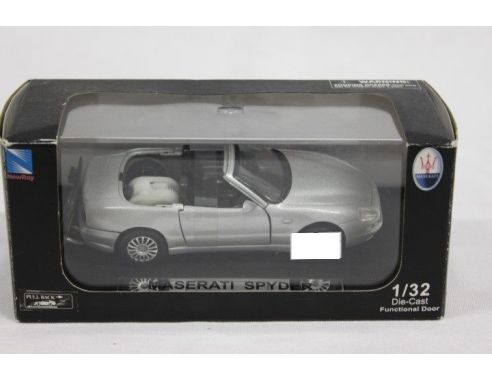 New Ray NY51686 MASERATI SPYDER Grey 1/32 Modellino Rotto/Broken