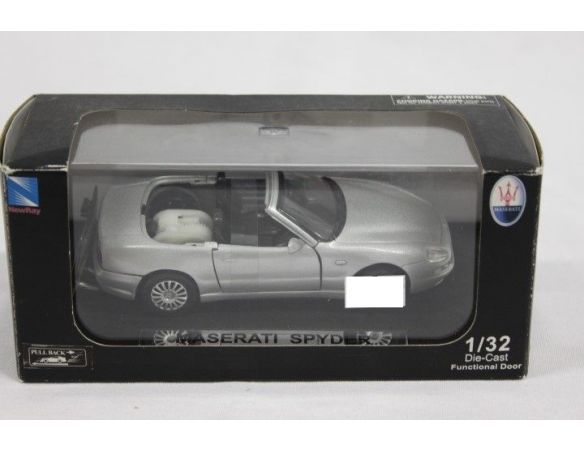 New Ray NY51686 MASERATI SPYDER Grey 1/32 Modellino Rotto/Broken