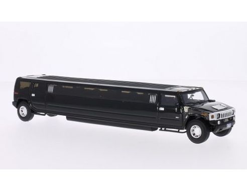 Neo Scale Models NEO45350 HUMMER H2 STRETCHLIMOUSINE BLACK 1:43 Modellino
