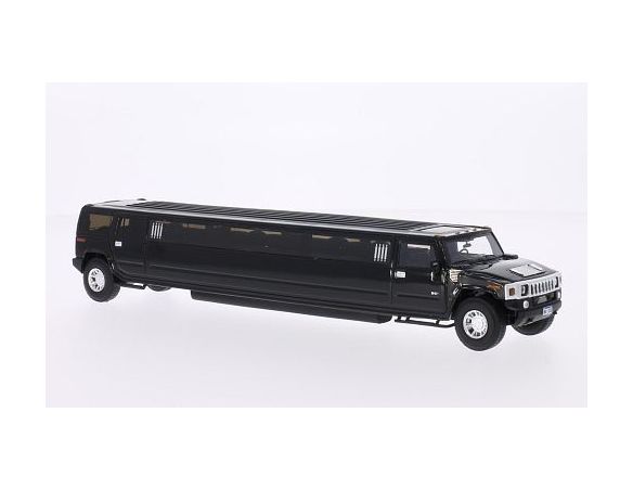 Neo Scale Models NEO45350 HUMMER H2 STRETCHLIMOUSINE BLACK 1:43 Modellino