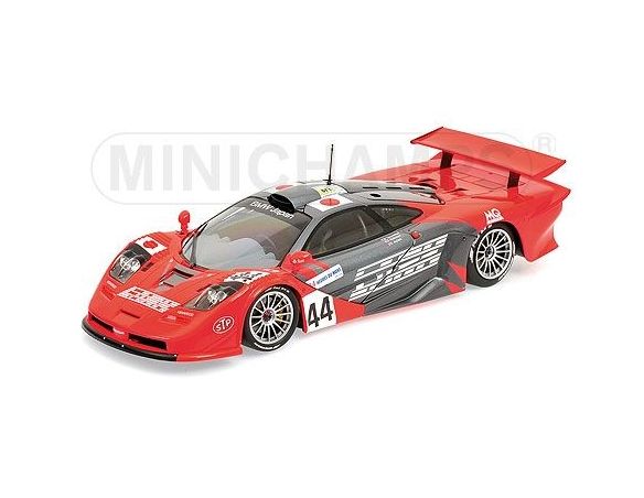 Minichamps PM530133744 MC LAREN F1 GTR N.44 ACCIDENT LM 1997 NAKAJA-TSUCHIYA-AYLES 1:18 Modellino