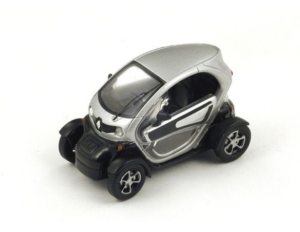 Spark Model S4500 RENAULT TWIZY (ELECTRIC CAR) PARIS 2010 SILVER 1:43 Modellino