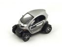 Spark Model S4500 RENAULT TWIZY (ELECTRIC CAR) PARIS 2010 SILVER 1:43 Modellino