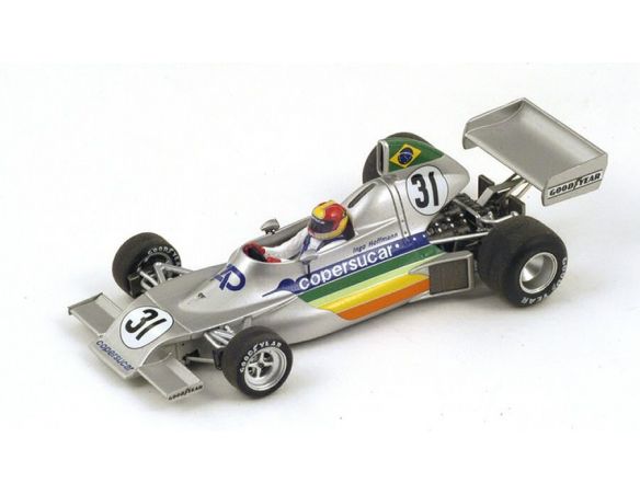 Spark Model S3940 COPERSUCAR FD02 I.HOFFMANN 1976 N.31 11th BRAZIL GP 1:43 Modellino