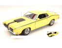 Welly WE0345 MERCURY COUGAR ELIMINATOR 1970 YELLOW 1:18 Modellino