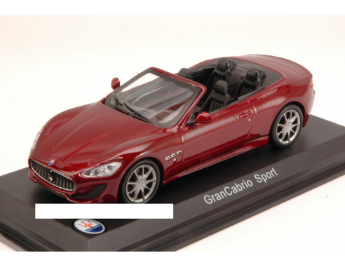 White Box WBS031 MASERATI GRAN CABRIO SPORT 2010 DARK RED 1:43 Modellino