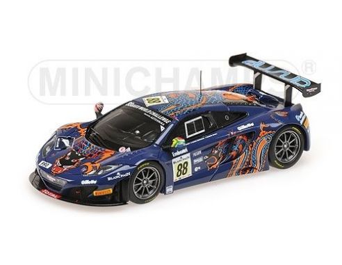Minichamps PM151131388 MC LAREN 12C N.88 15th 24H SPA 2013 BARFF-GOODWIN-B.SENNA 1:18 Modellino