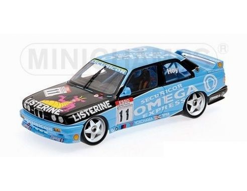 MINICHAMPS 180912011 BMW M3 E30 VIC LEE MOTORSPORT WILL HOY CHAMPION BTCC 1991 Modellino