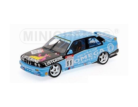 MINICHAMPS 180912011 BMW M3 E30 VIC LEE MOTORSPORT WILL HOY CHAMPION BTCC 1991 Modellino