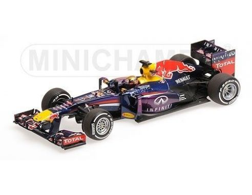 Minichamps PM410130101 RED BULL S.VETTEL 2013 N.1 WINNER GERMAN GP WORLD CHAMPION 1:43 Modellino