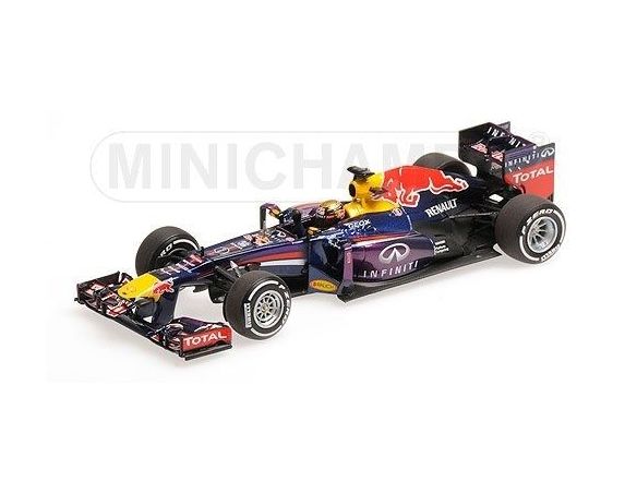 Minichamps PM410130101 RED BULL S.VETTEL 2013 N.1 WINNER GERMAN GP WORLD CHAMPION 1:43 Modellino