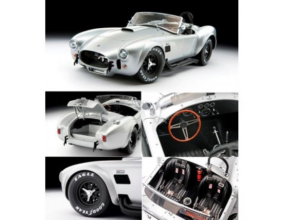 Kyosho KY8631S SHELBY COBRA 427 SC SILVER 1:12 Modellino