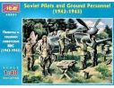 ICM ICM48021 SOVIET PILOTS FIGURE 1:48 Scatola Rovinata Kit Personaggi 