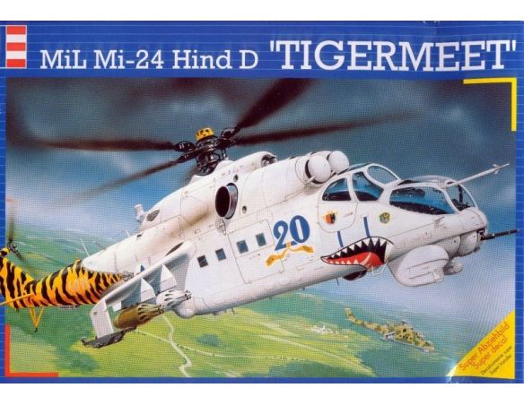 Revell 04417 MiL Mi-24 Hind D Tigermeet 1:72 Kit  Plastica Scatola rovinata