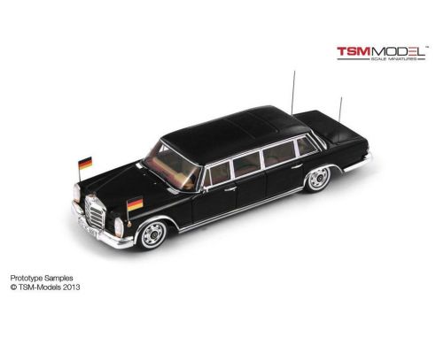 True Scale Miniatures TSM124353 MERCEDES 600 PULLMAN 1963 STATE LIMOUSINE BLACK 1:43 Modellino