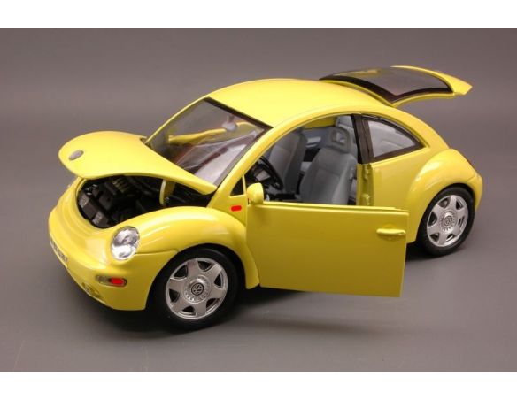 Bburago BU12021Y VW NEW BEETLE 1998 YELLOW 1:18 Modellino