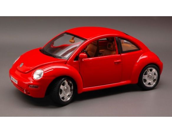 Bburago BU12021R VW NEW BEETLE 1998 RED 1:18 Modellino